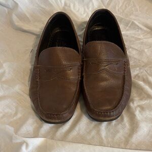 Classic Brown Leather Loafers for Men